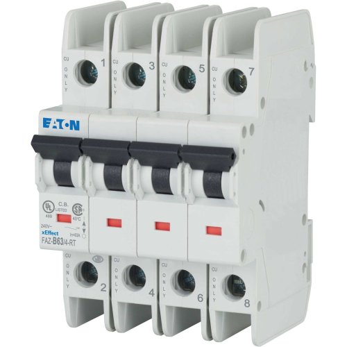 Eaton Installatie-automaat (MCB) FAZ-NA, 4P, 63A, B-curve, 15kA, UL-cert. - Eaton 190806 l - 20063162