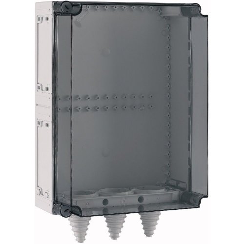 Eaton Kast Ci, HxWxD=375x500x275mm, deksel transparant, 3x kabelflens, boven - Eaton 194549 l - 20063562