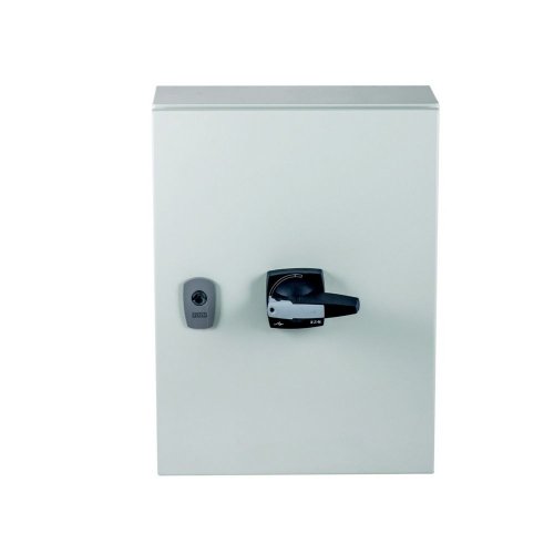 Eaton Stalen behuizing met lastscheider 160A 4P draaigreep grijs vergrendelb - Eaton 197324 tp - 20063704