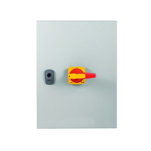 Eaton Stalen behuizing met lastscheider 125A 4P draaigreep rood/geel vergren - Eaton 197325 c - 20063701