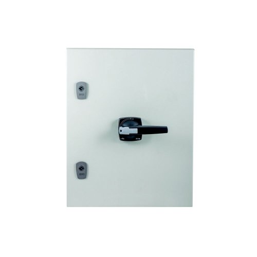Eaton Stalen behuizing met lastscheider 400A 4P draaigreep grijs vergrendelb - Eaton 197332 c - 20063716