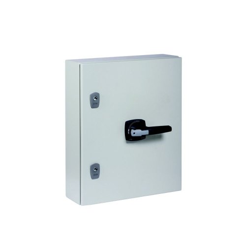 Eaton Stalen behuizing met lastscheider 400A 4P draaigreep grijs vergrendelb - Eaton 197332 r - 20063716