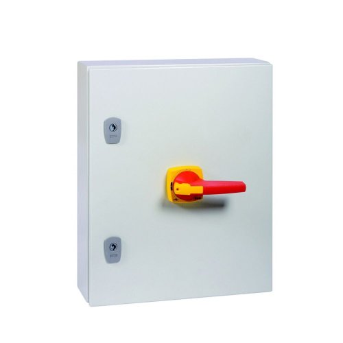 Eaton Stalen behuizing met lastscheider 400A 4P draaigreep rood/geel vergren - Eaton 197333 r - 20063717