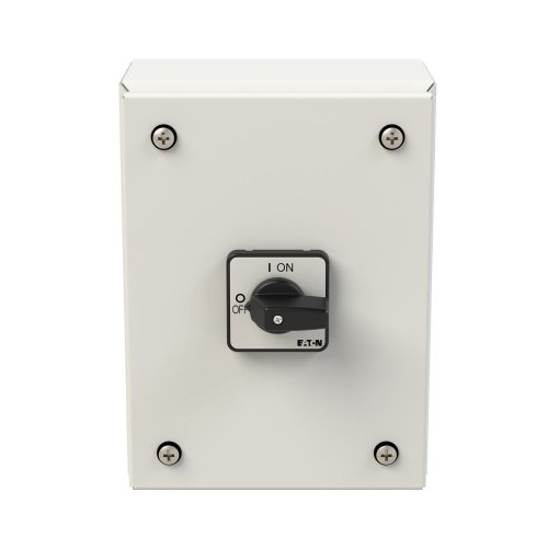 Eaton Stalen behuizing met lastscheider 32A 3P draaigreep zwart - Eaton 197344 c - 20063726