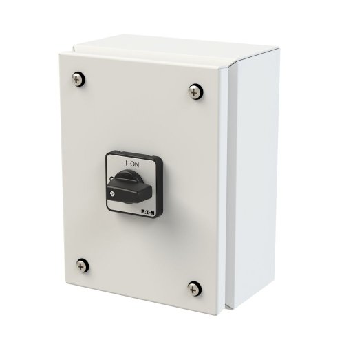 Eaton Stalen behuizing met lastscheider 32A 3P draaigreep zwart - Eaton 197344 l - 20063726