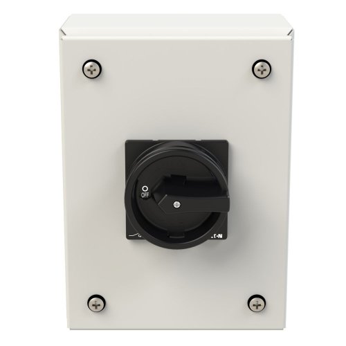 Eaton Stalen behuizing met lastscheider 25A 3P draaigreep zwart vergrendelba - Eaton 197350 c - 20063723