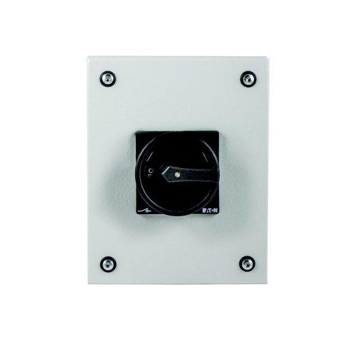 Eaton Stalen behuizing met lastscheider 63A 3P draaigreep zwart vergrendelba - Eaton 197365 c - 20063739