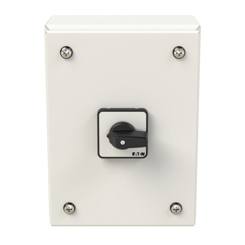 Eaton Stalen behuizing met omschakelaar 20A 1P draaigreep terugverend naar O - Eaton 197379 c - 20063763