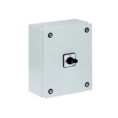 Eaton Stalen behuizing met nokkenschakelaar 32A 6P draaigreep zwart 1NO/1NC - Eaton 197389 r - 20063800
