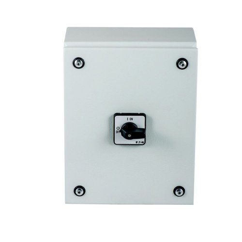 Eaton Stalen behuizing met nokkenschakelaar 32A 6P draaigreep zwart 1NO/1NC - Eaton 197389 tp - 20063800