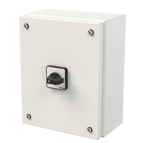 Eaton Stalen behuizing met omschakelaar 20A 4P draaigreep 1-2 - Eaton 197396 l - 20063769