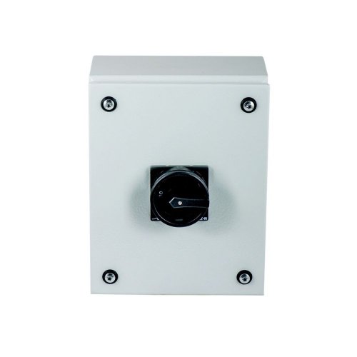 Eaton Stalen behuizing met nokkenschakelaar 32A 6P draaigreep zwart vergrend - Eaton 197413 tp - 20063796