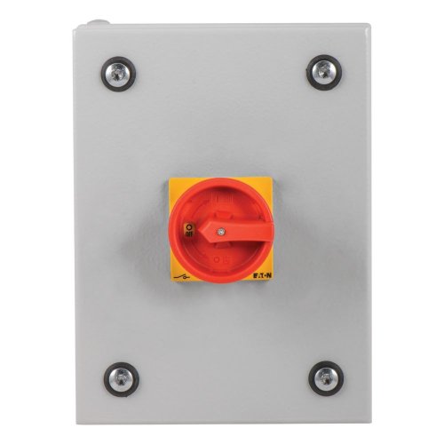 Eaton Stalen behuizing met nokkenschakelaar 20A 6P draaigreep rood/geel verg - Eaton 197447 c - 20063789