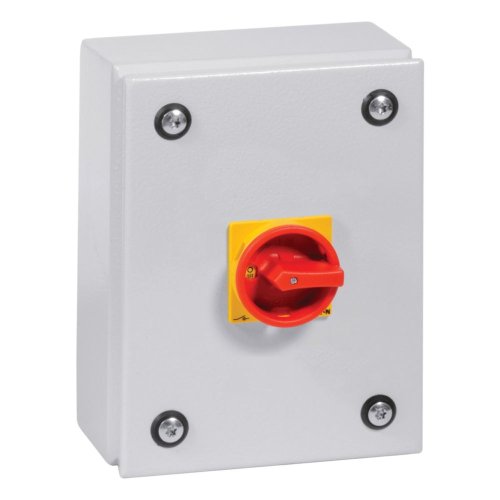 Eaton Stalen behuizing met nokkenschakelaar 20A 6P draaigreep rood/geel verg - Eaton 197447 r - 20063789
