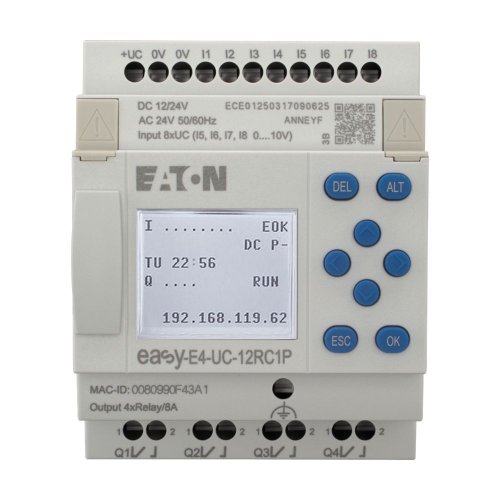 EATON easy logische module 12/24v EASY-E4-UC-12RC1P - Eaton 197504 c - 20063807