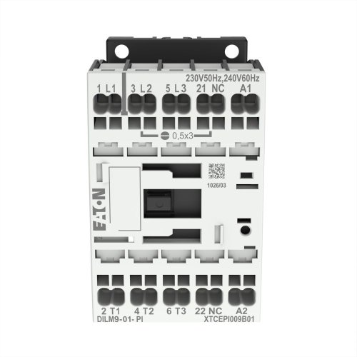 Eaton Magneetschakelaar DILM9-01(230V50HZ,240V60HZ), 4kW, 0m, 1v, Push-in - Eaton 199234 c - 20063965