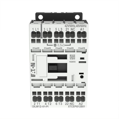 Eaton Magneetschakelaar DILM12-01(42V50HZ,48V60HZ), 5,5kW, 0m, 1v, Push-in - Eaton 199247 c - 20063978