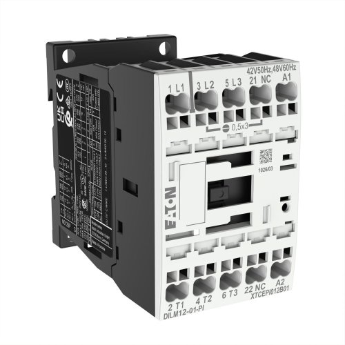 Eaton Magneetschakelaar DILM12-01(42V50HZ,48V60HZ), 5,5kW, 0m, 1v, Push-in - Eaton 199247 r - 20063978