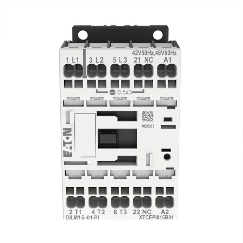 Eaton Magneetschakelaar DILM15-01(42V50HZ,48V60HZ), 7,5kW, 0m, 1v, Push-in - Eaton 199257 c - 20063988