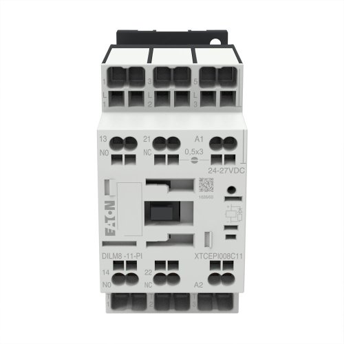 Eaton Magneetschakelaar DILM8-11(24VDC) (24-27VDC), 3kW, 1m, 1v, Push-in - Eaton 199268 c - 20063999
