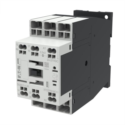 Eaton Magneetschakelaar DILM17-11(RDC24), (24-27VDC), 7,5kW, 1m, 1v, Push-in - Eaton 199283 l - 20064014