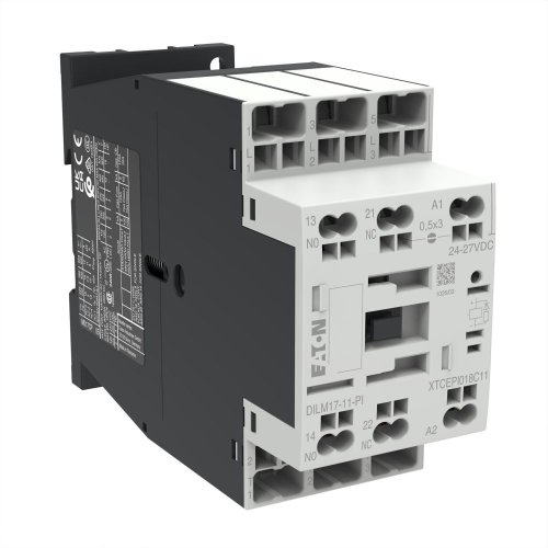 Eaton Magneetschakelaar DILM17-11(RDC24), (24-27VDC), 7,5kW, 1m, 1v, Push-in - Eaton 199283 r - 20064014