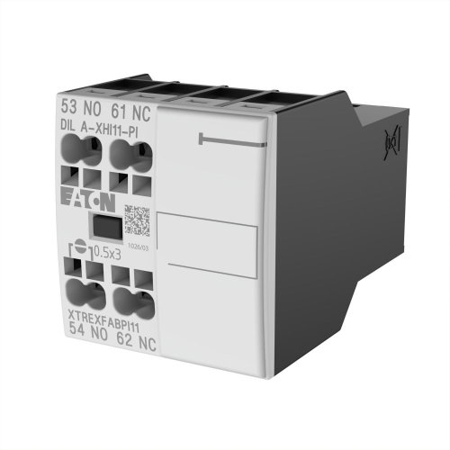 Eaton Hulpcontactblok, 1m, 1v, frontmontage, DILA, DILM7 - DILM15, Push-in - Eaton 199314 l - 20064045