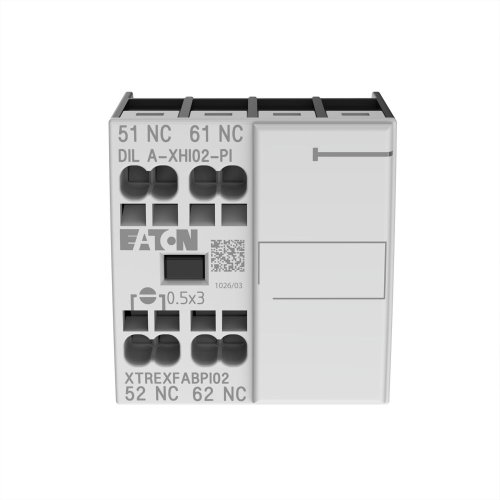 Eaton Hulpcontactblok, 0m, 2v, frontmontage, DILA, DILM7 - DILM15, Push-in - Eaton 199315 c - 20064046
