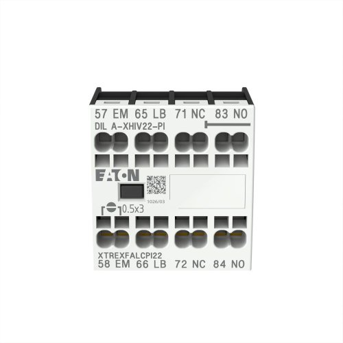 Eaton Hulpcontactblok, 1m, 1mv, 1vn, 1v, frontmontage, DILA, DILM7 - DILM15, - Eaton 199322 c - 20064053