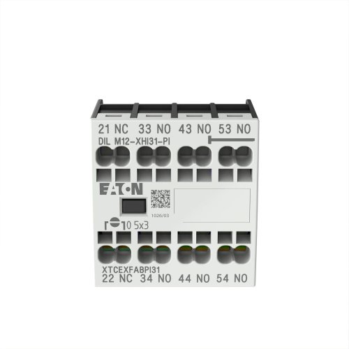 Eaton Hulpcontactblok, 3m, 1v, frontmontage, DILM7 - DILM15, Push-in - Eaton 199459 c - 20064082