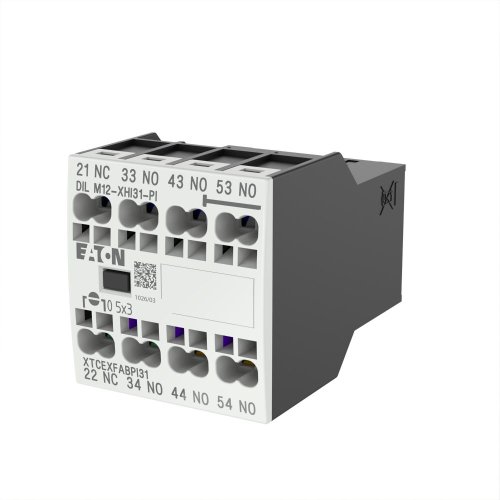 Eaton Hulpcontactblok, 3m, 1v, frontmontage, DILM7 - DILM15, Push-in - Eaton 199459 l - 20064082