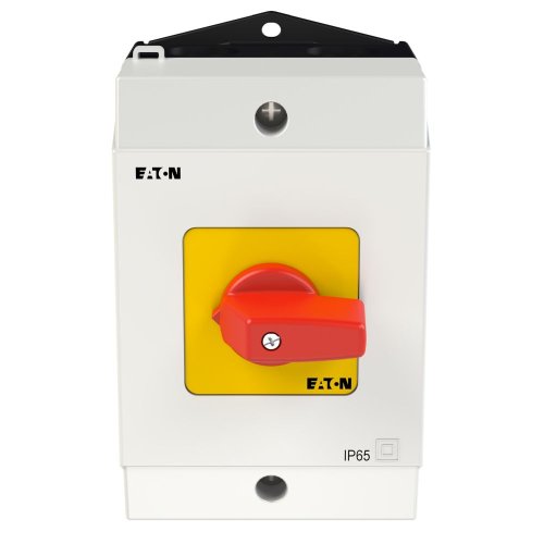 Eaton AAN-UIT-schakelaar, 3-polig, 20 A, NOOD-UIT-functie, 90 &deg;, Opbouw - Eaton 207062 c - 20064439