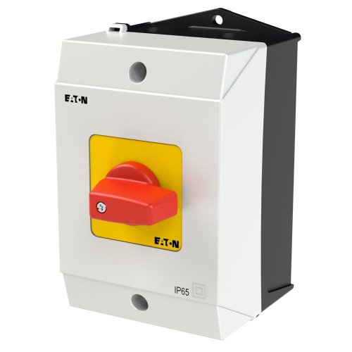 Eaton AAN-UIT-schakelaar, 3-polig, 20 A, NOOD-UIT-functie, 90 &deg;, Opbouw - Eaton 207062 l - 20064439