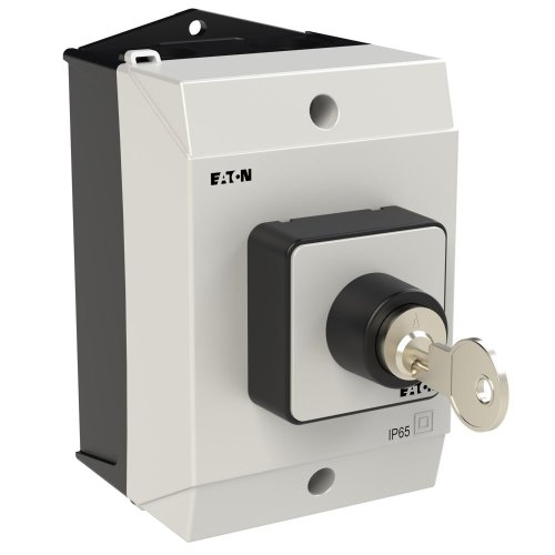 Eaton AAN-UIT-schakelaar, 2-polig, 20 A, Sleutelbediening S-T0, Frontplaat 0 - Eaton 207063 r - 20064420