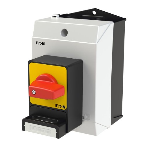 Eaton Paniekschakelaar, 3-polig, 20 A, Hangslotvergrendeling SVC, Frontplaat - Eaton 207086 l - 20064443