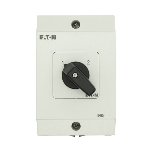 Eaton Omschakelaar, Contacten: 4, 20 A, Frontplaat: 1-2, 90 &deg;, vast, Opbouw - Eaton 207104 c - 20064458