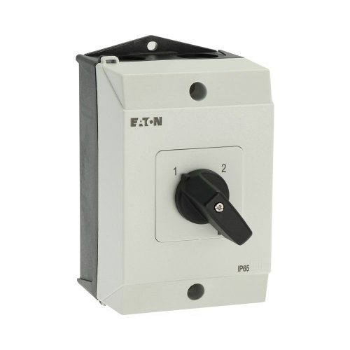 Eaton Omschakelaar, Contacten: 4, 20 A, Frontplaat: 1-2, 90 &deg;, vast, Opbouw - Eaton 207104 r - 20064458