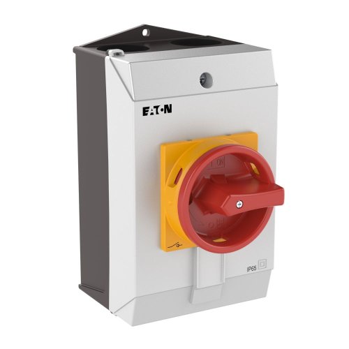 Eaton Hoofdschakelaar, 3-polig, 32 A, NOOD-UIT-functie, 90 &deg;, Opbouw - Eaton 207198 r - 20065791