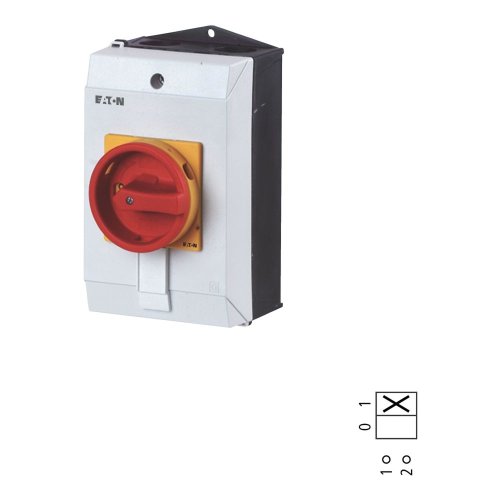 Eaton Hoofdschakelaar, 1-polig, 32 A, NOOD-UIT-functie, 90 &deg;, Afsluitbaar in - Eaton 207200 l1 - 20064544