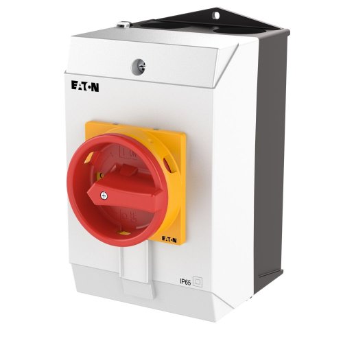 Eaton Hoofdschakelaar, 3-polig + 2MC, 32 A, NOOD-UIT-functie, 90 &deg;, opbouw - Eaton 207204 l - 20065797