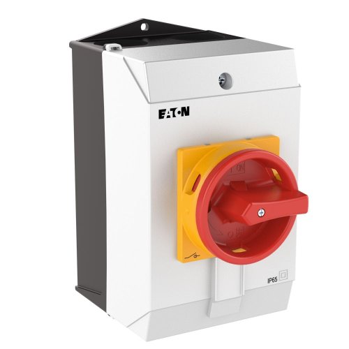 Eaton Hoofdschakelaar, 3-polig + 2MC, 32 A, NOOD-UIT-functie, 90 &deg;, opbouw - Eaton 207204 r - 20065797