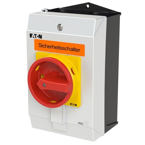 Eaton Veiligheidsschakelaar, 3-polig, 25 A, NOOD-UIT-functie, Afsluitbaar in - Eaton 207308 l - 20064634