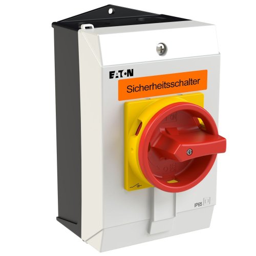 Eaton Veiligheidsschakelaar, 3-polig, 25 A, NOOD-UIT-functie, Afsluitbaar in - Eaton 207308 r - 20064634