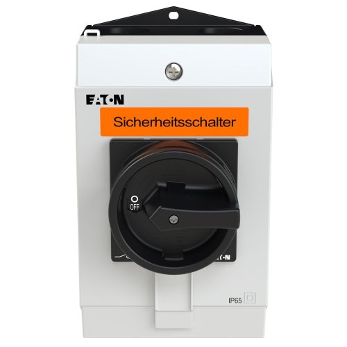 Eaton Veiligheidsschakelaar, 3-polig + 1MC + 1VC, 25 A, NOOD-HOLD-functie, a - Eaton 207309 c - 20064637