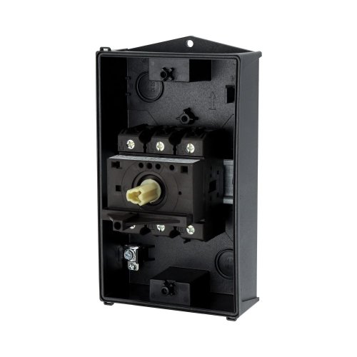 Eaton Hoofdschakelaar, +kast, 3p, 63A, greep zwart, afsluitbaar - Eaton 207336 ldo - 20064661