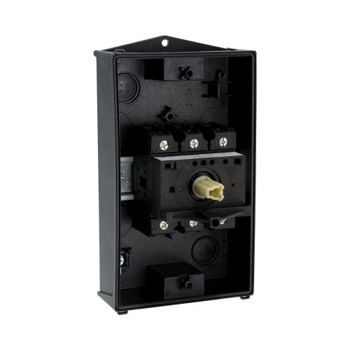 Eaton Hoofdschakelaar, +kast, 3p, 63A, greep zwart, afsluitbaar - Eaton 207336 rdo - 20064661