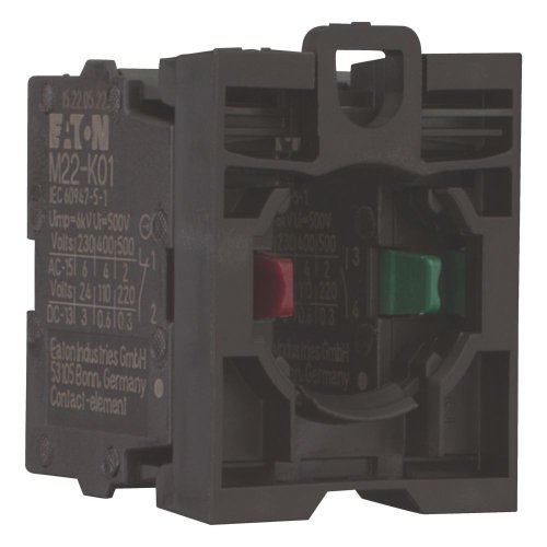 Eaton Contactelement, 1M+1V, frontbevestiging, schroefaansluiting - Eaton 216505 r - 20065036