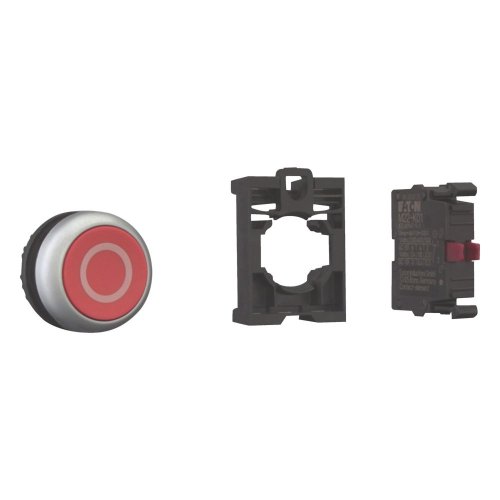 Eaton Toets, 1V vlak, rood, frontbevestiging - Eaton 216510 r - 20065038