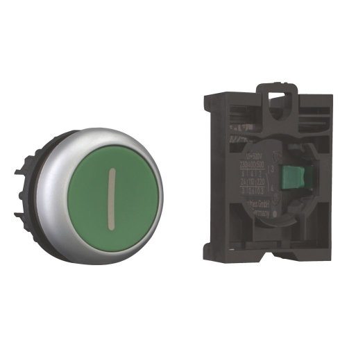 Eaton Toets, 1M, vlak, groen, frontbevestiging - Eaton 216512 r - 20065039