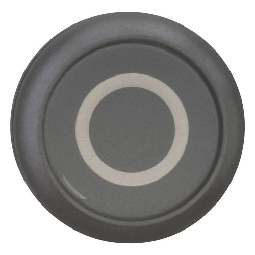 Eaton Drukknop, vlak, zwart 0, terugverend - Eaton 216633 c - 20065119